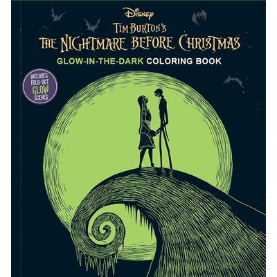 Disney: Tim Burton's the Nightmare Before Christmas Glow-In-The-Dark Coloring Book | 拾書所