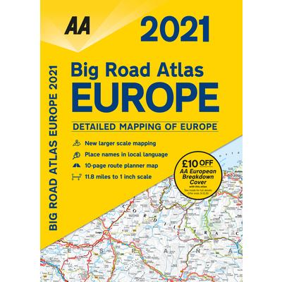 Big Road Atlas Europe 2021 | 拾書所