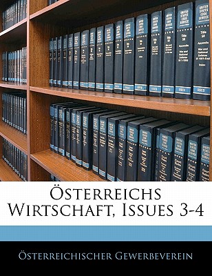 Osterreichs Wirtschaft, Issues 3-4