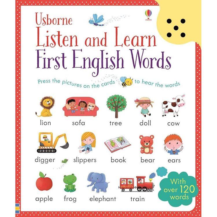 Listen &amp; Learn First English Words Cards
