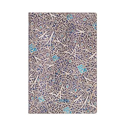 Paperblanks 2024 Granada Turquoise Moorish Mosaic 12-Month Flexi Mini Horizontal 176 Pg 100 GSM