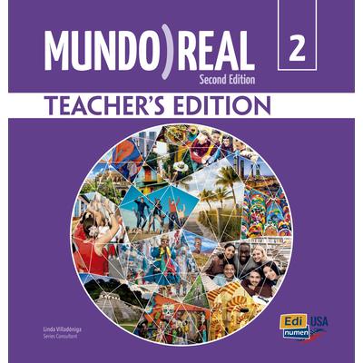 Mundo Real Lv2 - Teacher Print Edition Plus 6 Years Online Premium Access (All Digital Included: Lms+ebook+ewb+ehll)