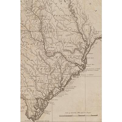 1800 Map of South Carolina - a Poetose Notebook / Journal / Diary (50 Pages/25 Sheets)