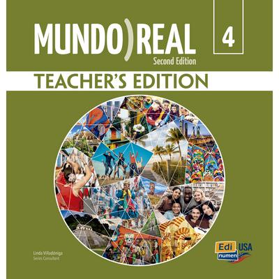 Mundo Real Lv4 - Teacher Print Edition Plus 6 Years Online Premium Access (All Digital Included: Lms+ebook+ewb+ehll)