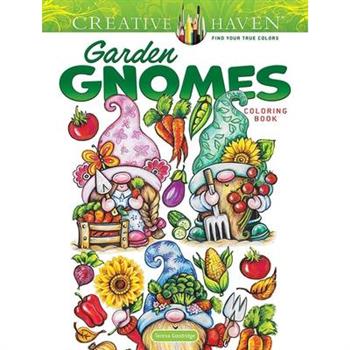 Creative Haven Garden Gnomes Coloring Book