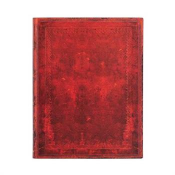 Paperblanks 2024 Red Moroccan Bold Old Leather Collection 12-Month Ultra Flexi Business Planner 224 Pg 80 GSM