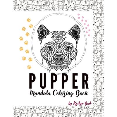 Pupper Mandala Coloring Book | 拾書所