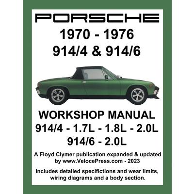 Porsche 914/4 & 914/6 1970-1976 Workshop Manual | 拾書所