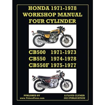 Honda 1971-1978 Workshop Manual 4-Cylinder Cb500, Cb550 & Cb550f Super Sport | 拾書所