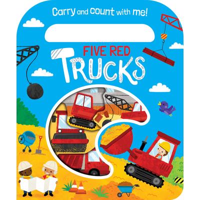 Five Red Trucks