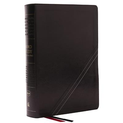 Nkjv, Word Study Reference Bible, Leathersoft, Black, Red Letter, Comfort Print