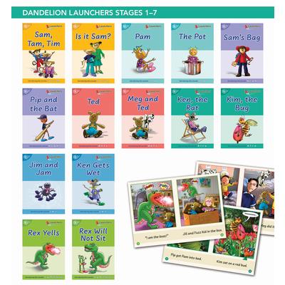 Phonic Books Dandelion Launchers Stages 1-7 Sam, Tam, Tim (Alphabet Code)