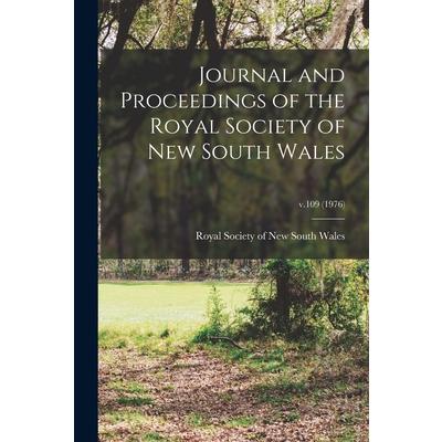 Journal and Proceedings of the Royal Society of New South Wales; v.109 (1976)