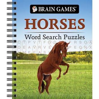 Brain Games - Horses Word Search Puzzles