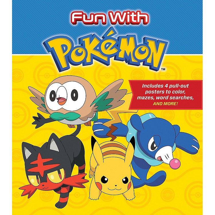 Fun with Pokemon: Includes 4 pull-out posters to color- mazes- word searches- and more!