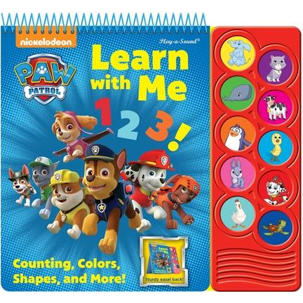 Nickelodeon Paw Patrol: Learn with Me 123! Counting, Colors, Shapes, and More! Sound Book | 拾書所