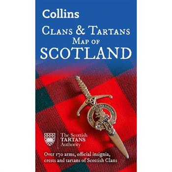 Collins Clans and Tartans Map of Scotland