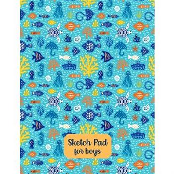 Sketch pad for boys-Sketch Book 8x5- Drawing Notebook Boys-Drawing Pads for Kids Ages 4-8- Art Pad Paper- Drawing Pad Kids Large-