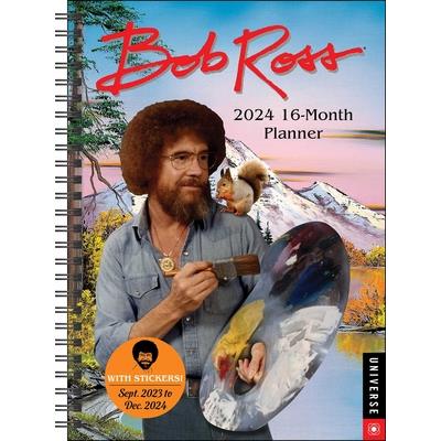 Bob Ross 16-Month 2024 Planner Calendar