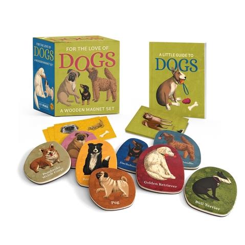 For the Love of Dogs: A Wooden Magnet Set | 拾書所