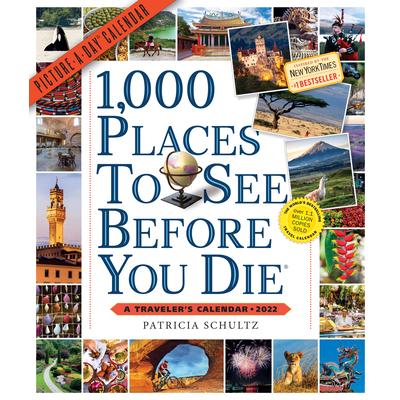1-000 Places to See Before You Die Picture-A-Day Wall Calendar 2022