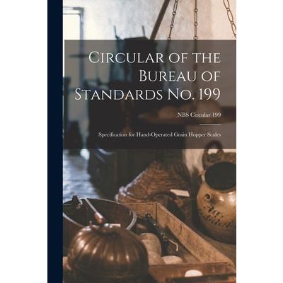 Circular of the Bureau of Standards No. 199