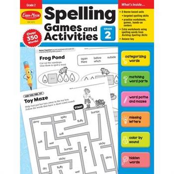 Spelling Games and Activities, Grade 2 Teacher Resource