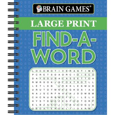 Brain Games - Large Print Find a Word