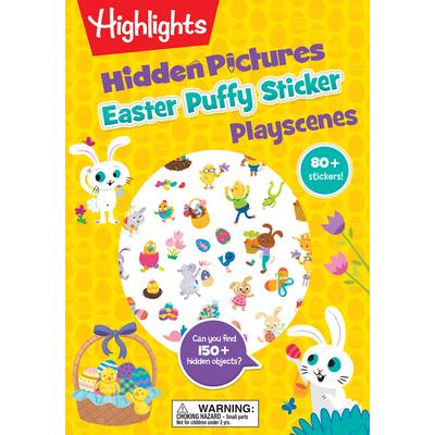 Easter Hidden Pictures Puffy Sticker Playscenes