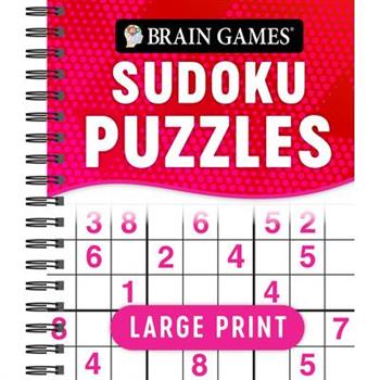Brain Games - Large Print Sudoku Puzzles (Swoosh)