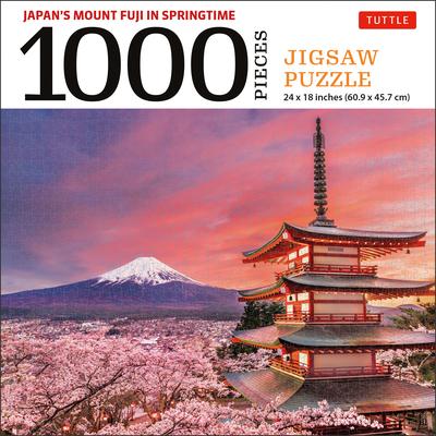 Mount Fuji, Japan Jigsaw Puzzle - 1,000 PiecesSnowcapped Mount Fuji and Chureito Pagoda in