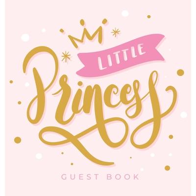 Little Princess Baby Shower Guest BookFor Baby Girl, Pink Theme, Sign in book, Advice for