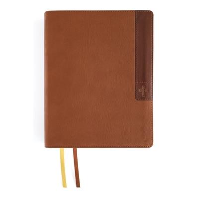 Niv, Journal the Word Bible (Perfect for Note-Taking), Large Print, Leathersoft, Brown, Red Letter, Comfort Print