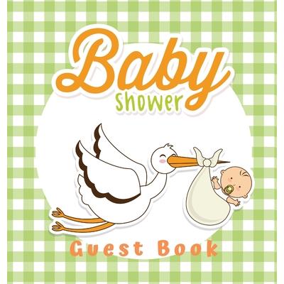 Baby Shower Guest BookBaby Boy and Stork, Sign in book Advice for Parents Wishes for a Bab
