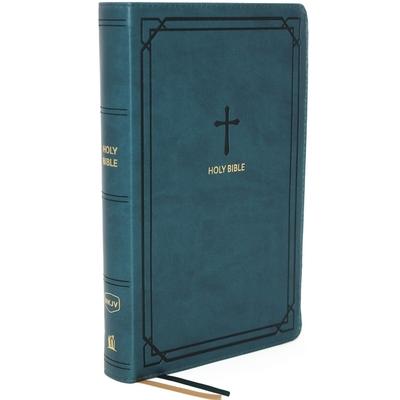 Nkjv, Reference Bible, Compact, Leathersoft, Teal, Red Letter Edition, Comfort Print