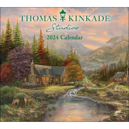Thomas Kinkade Studios 2024 Deluxe Wall Calendar | 拾書所