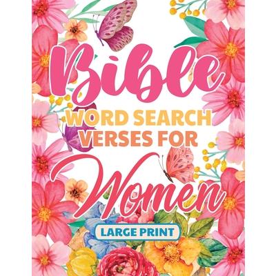Bible Word Search Large Print Verses for Women