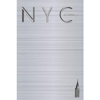 NYC slate Chrysler building classic grid paper Notepad $ir Michael Limited edition