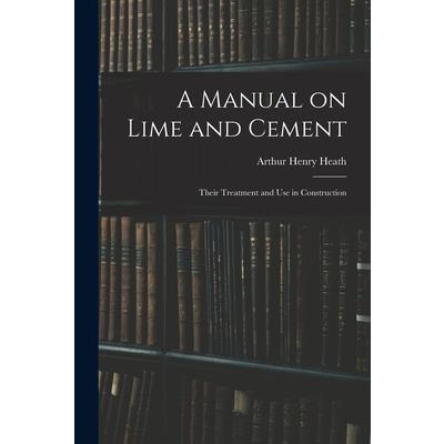 A Manual on Lime and Cement