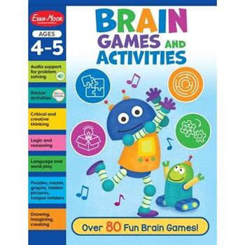 Brain Games and Activities, Ages 4 - 5 Workbook