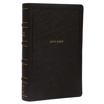 Nkjv, Reference Bible, Personal Size Large Print, Leathersoft, Black, Red Letter Edition, Comfort Print