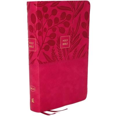 Nkjv, Reference Bible, Personal Size Large Print, Leathersoft, Pink, Red Letter Edition, Comfort Print