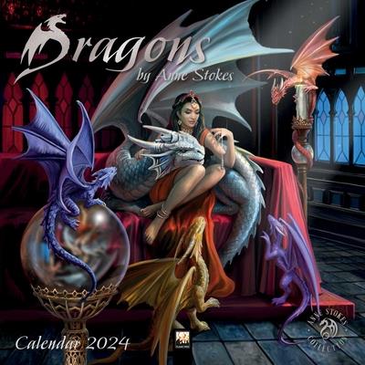 Dragons by Anne Stokes Wall Calendar 2024 (Art Calendar) | 拾書所