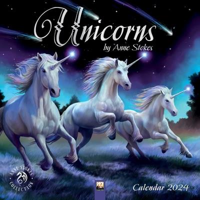 Unicorns by Anne Stokes Wall Calendar 2024 (Art Calendar) | 拾書所