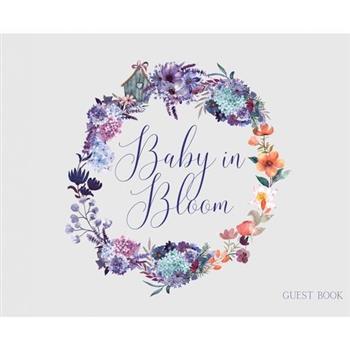 Baby in Bloom, Baby Shower Guest Book