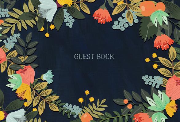 Guest Book (hardback), Visitors Book, Comments Book, Guest