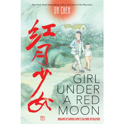 Girl Under a Red Moon