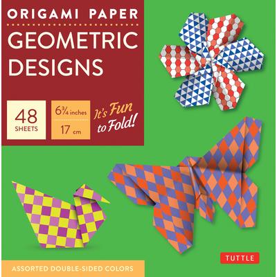 Origami Paper Geometric Prints 48 Sheets 6 3/4" (17 CM) | 拾書所