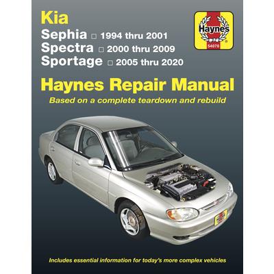 Kia Sephia (1994-2001) Spectra (2000-2009) Sportage (2005-2020) | 拾書所