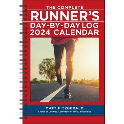 The Complete Runner's Day-By-Day Log 2024 12-Month Planner Calendar | 拾書所